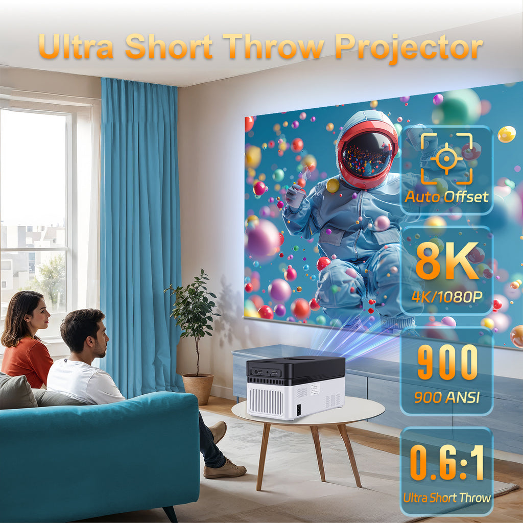 UltraView 8K Smart Short-Throw Projector